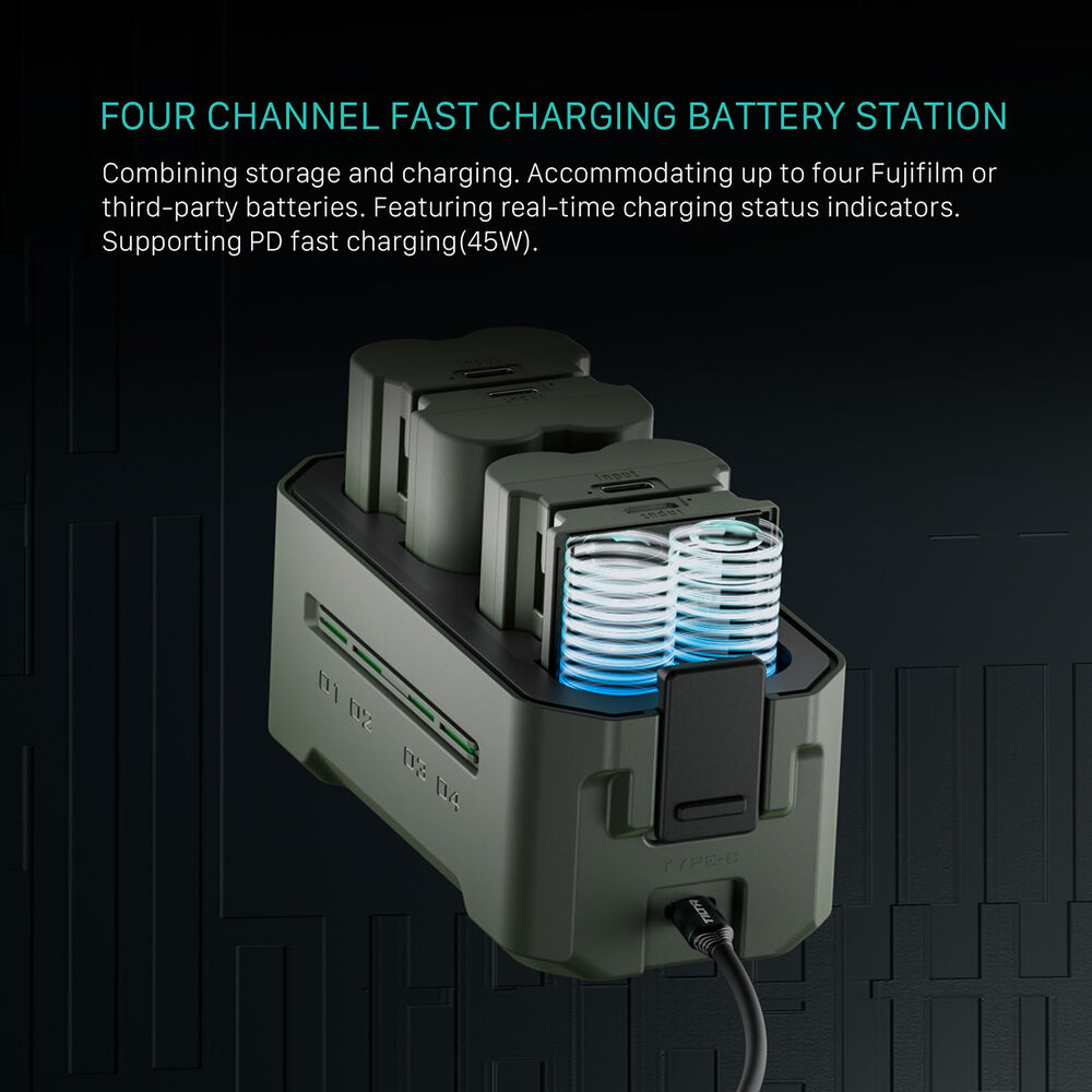 Tilta Portable Charging Station for NP-W235 Batteries
