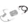 Tilta à 4 broches à angle droit mâle à 4 broches Câble d'alimentation femelle (30 cm)