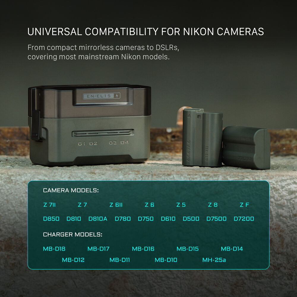 Tilta EN-EL15C USB-C Battery (2400mAh)