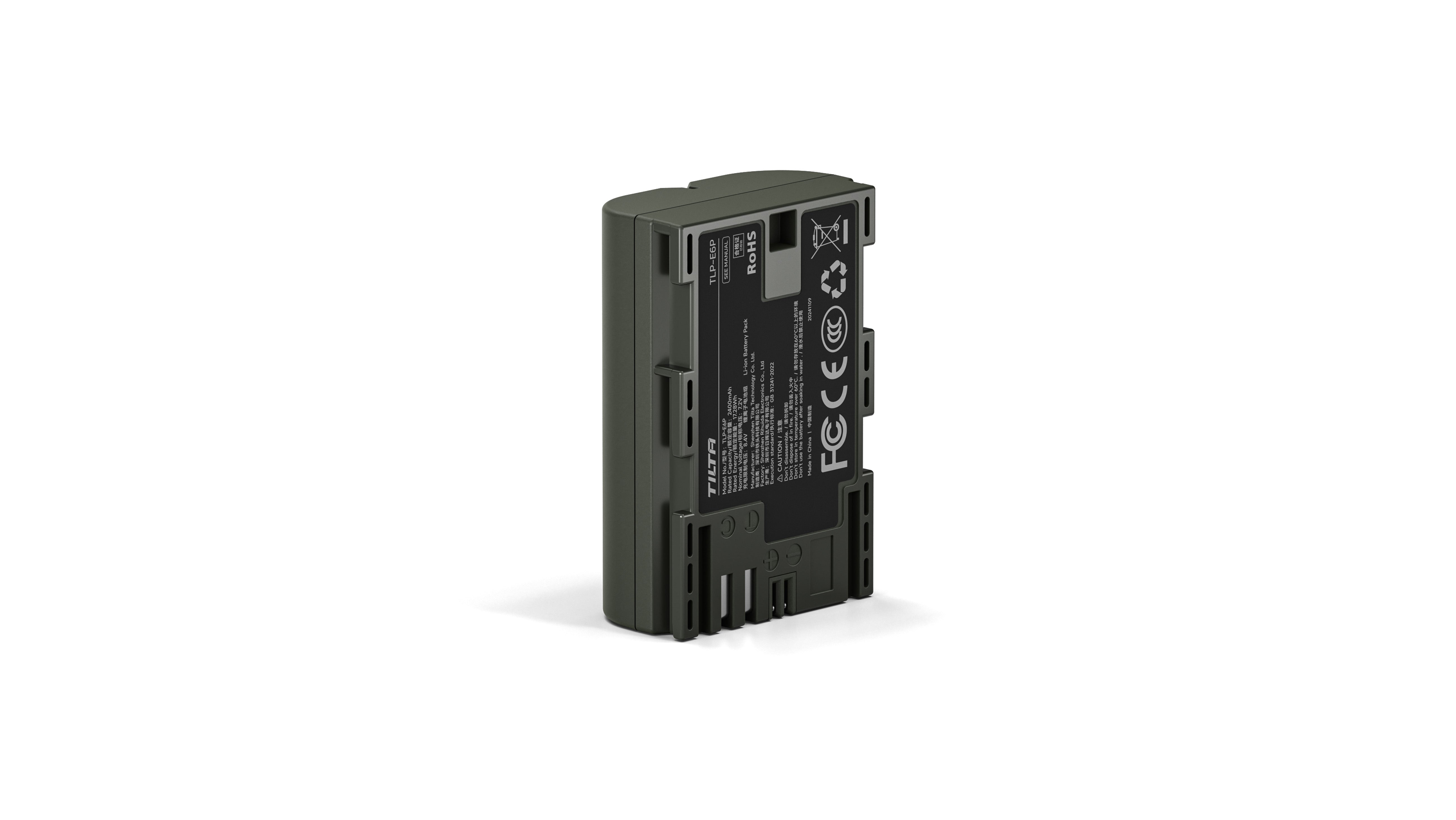 Tilta LP-E6P Battery with USB-C Input (2400mAh) - Off White