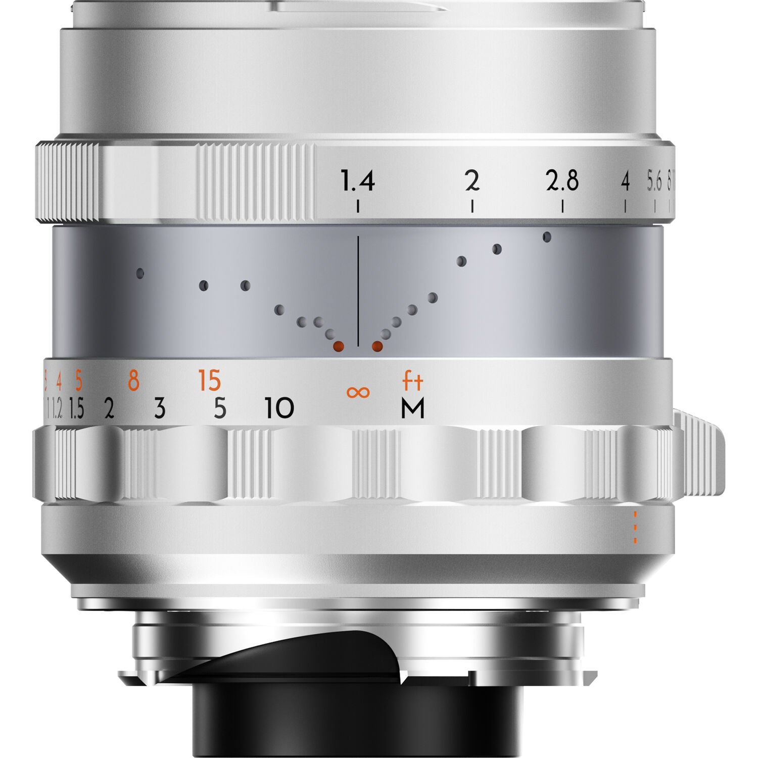 Thypoch Simera 28mm f/1.4 Type II Objectif (Leica M, Argent)