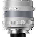 Thypoch Simera 28mm f/1.4 Type II Objectif (Leica M, Argent)