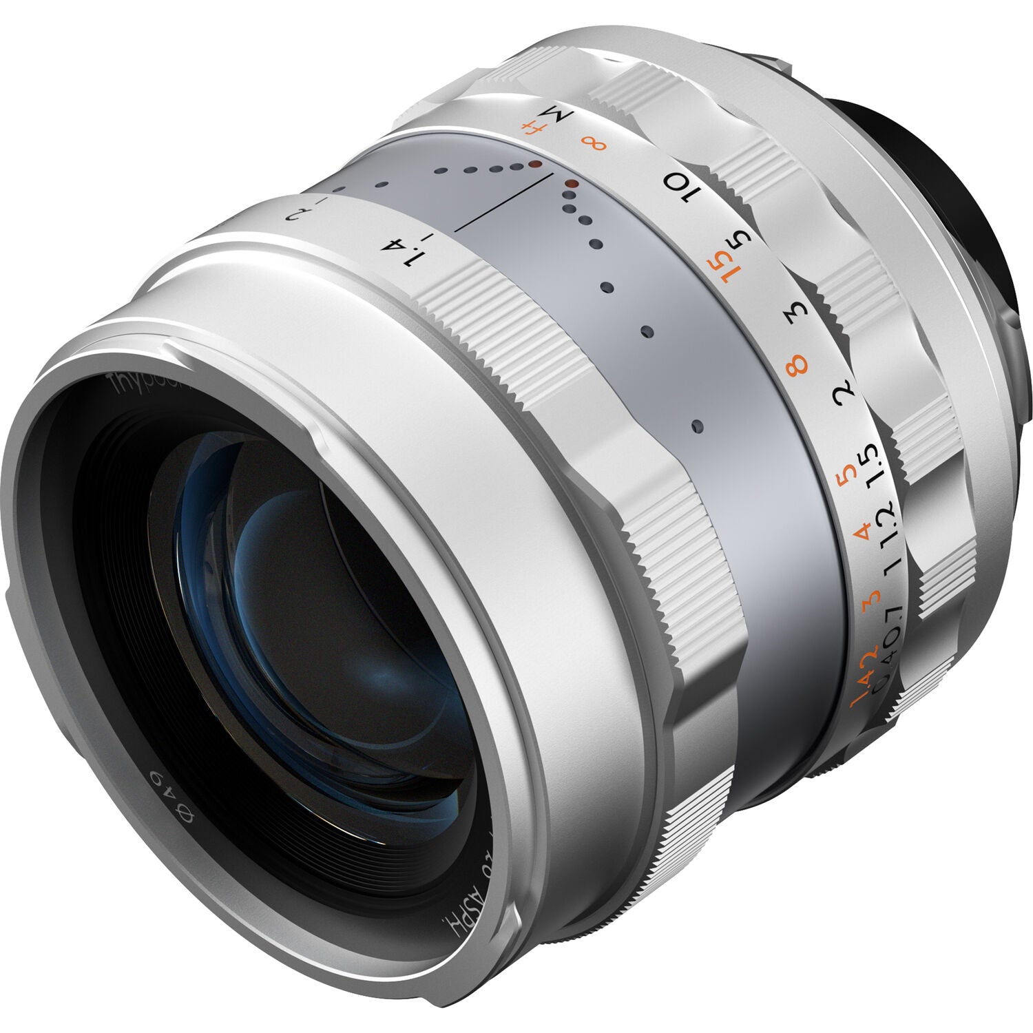 Thypoch Simera 28mm f/1.4 Type II Objectif (Leica M, Argent)