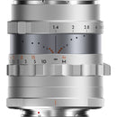 Thypoch simera 28 mm f / 1.4 Objectif (Fujifilm x, argent)