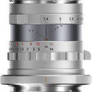 Thypoch simera 35 mm f / 1.4 Objectif (Nikon Z, Silver)