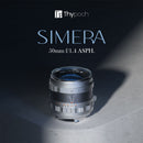 Thypoch simera 50 mm f / 1.4 Objectif (Leica M, Silver)