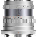 Thypoch Simera 50mm f/1.4 Objectif (Nikon Z, Argent)