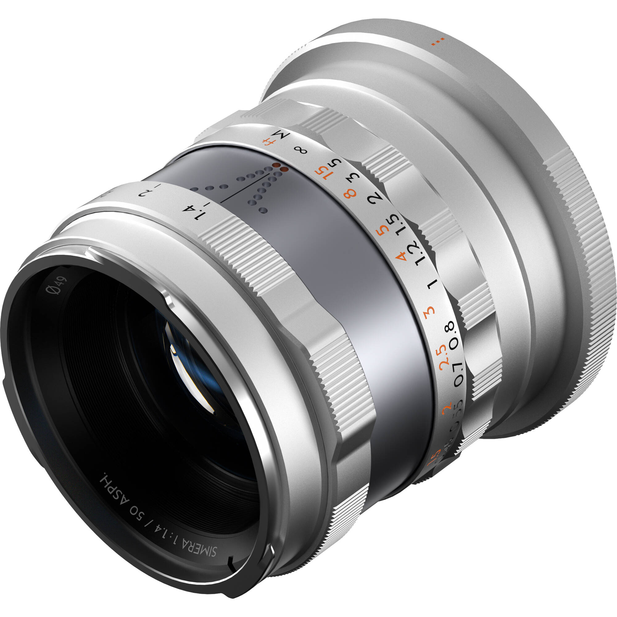 Thypoch Simera 50mm f/1.4 Lens (Nikon Z, Silver)