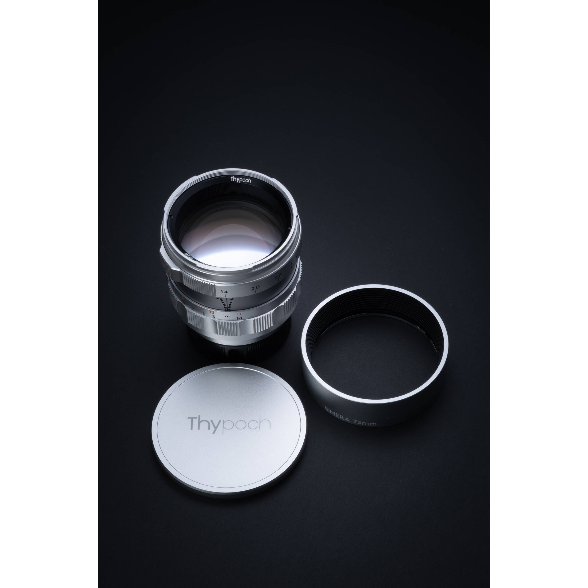 Thypoch Simera 75mm f/1.4 ASPH Lens (Leica M, Silver)