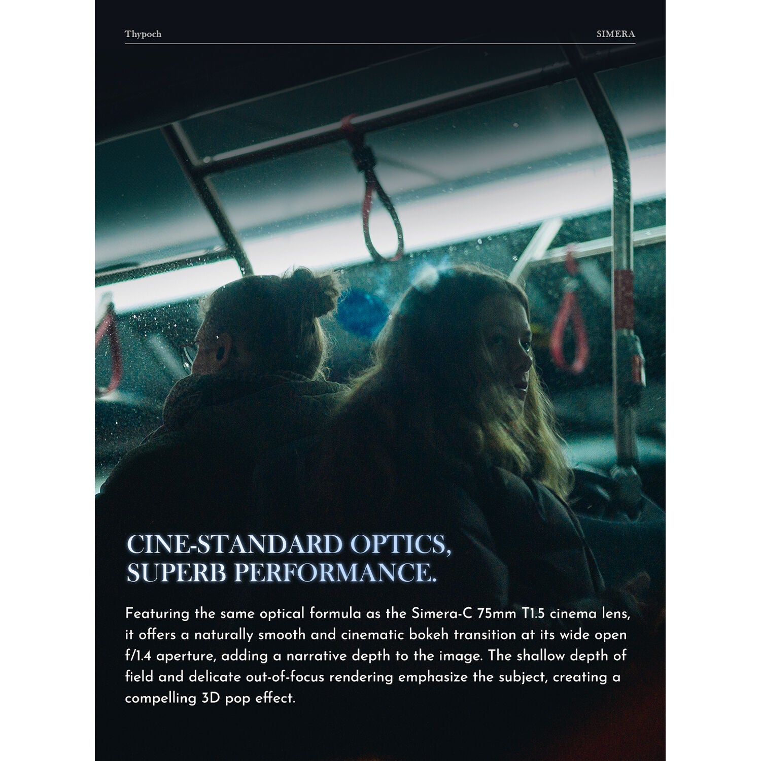 Thypoch Simera 75mm f/1.4 ASPH Lens (Leica M, Silver)