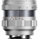 Thypoch simera 75 mm f / 1,4 asph Objectif (Leica M, Silver)