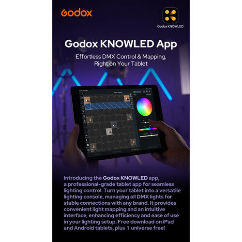 Godox KNOWLED TP8R Pixel RGB LED Tube Light (8')