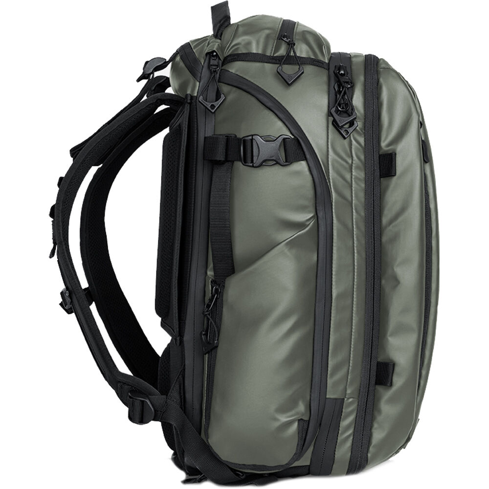WANDRD Transit Travel Backpack - 35L - Wasatch Green - with Essential Camera Cube