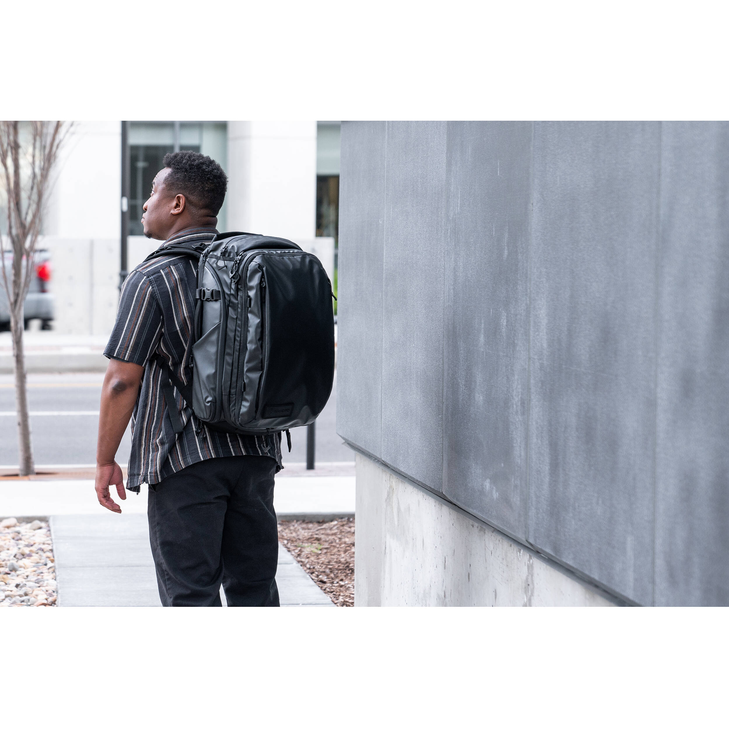 WANDRD Transit Travel Backpack - 45L - Black - with Essential Camera Cube