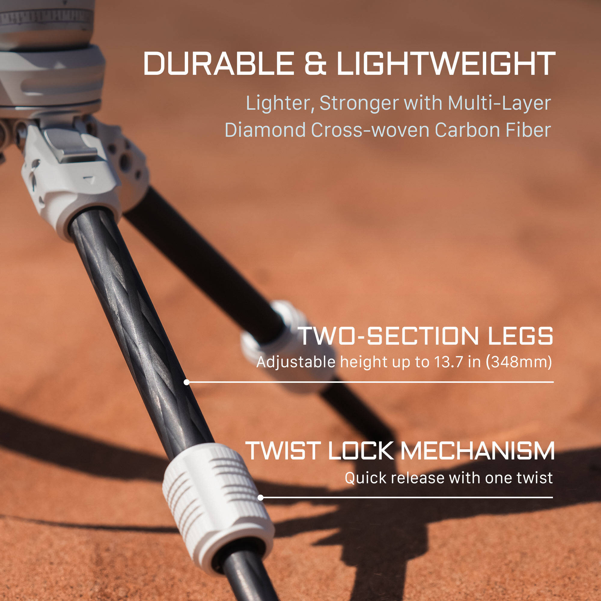 Tilta BT03 Carbon Fiber Tabletop Tripod with Ball Head (Forest Green)