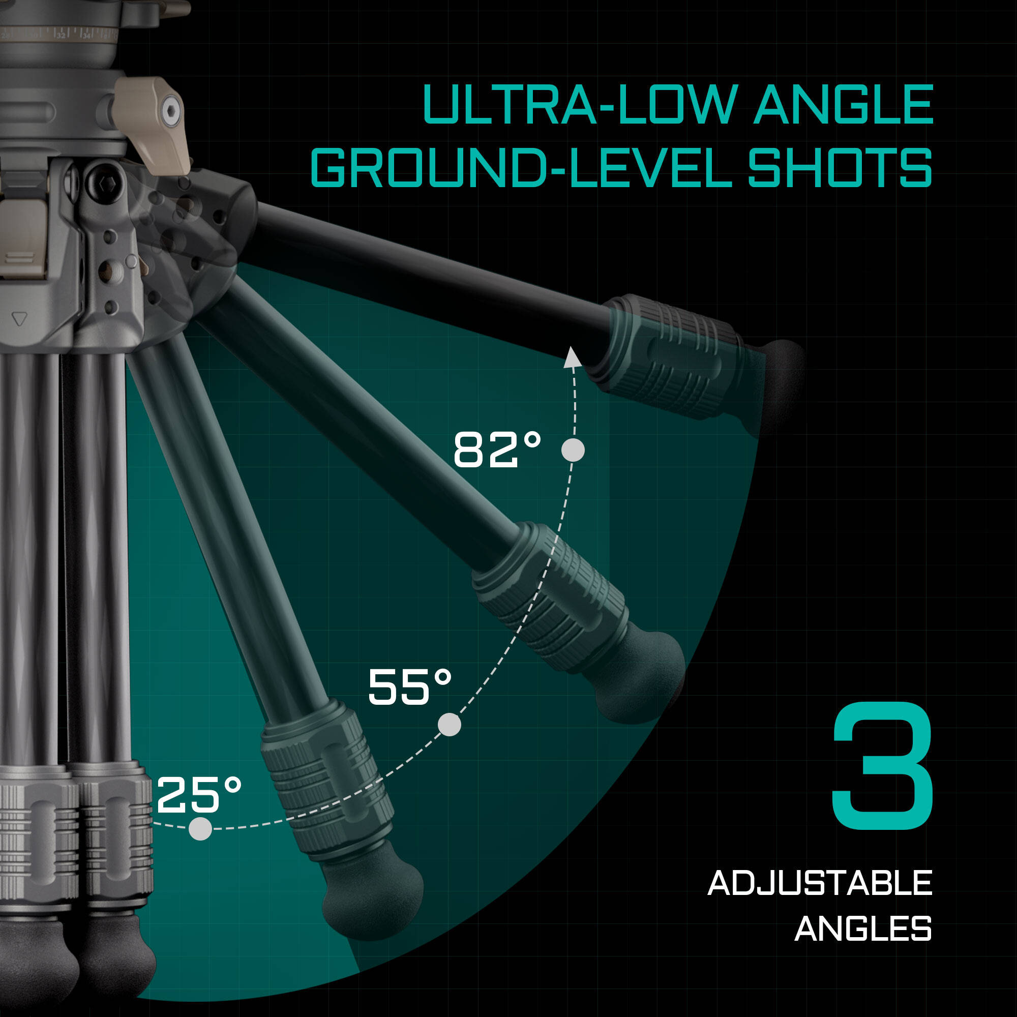 Tilta BT03 Carbon Fiber Tabletop Tripod with Ball Head (Forest Green)