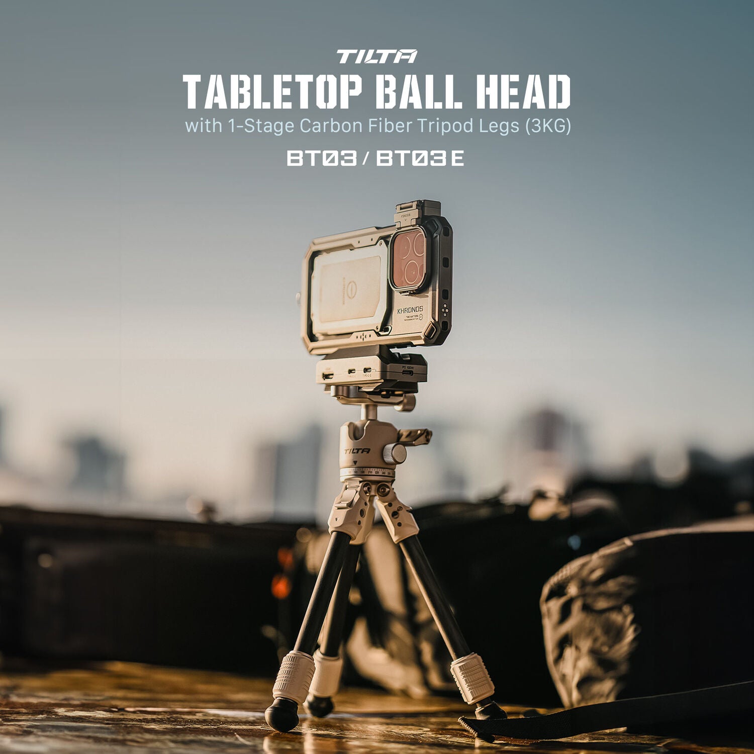 Tilta BT03 Carbon Fiber Tabletop Tripod with Ball Head (Forest Green)