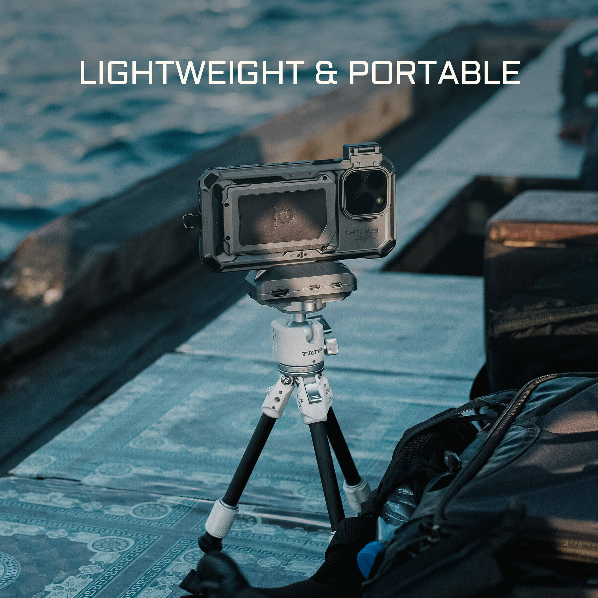 Tilta BT03 Carbon Fiber Tabletop Tripod with Ball Head (Snow White)