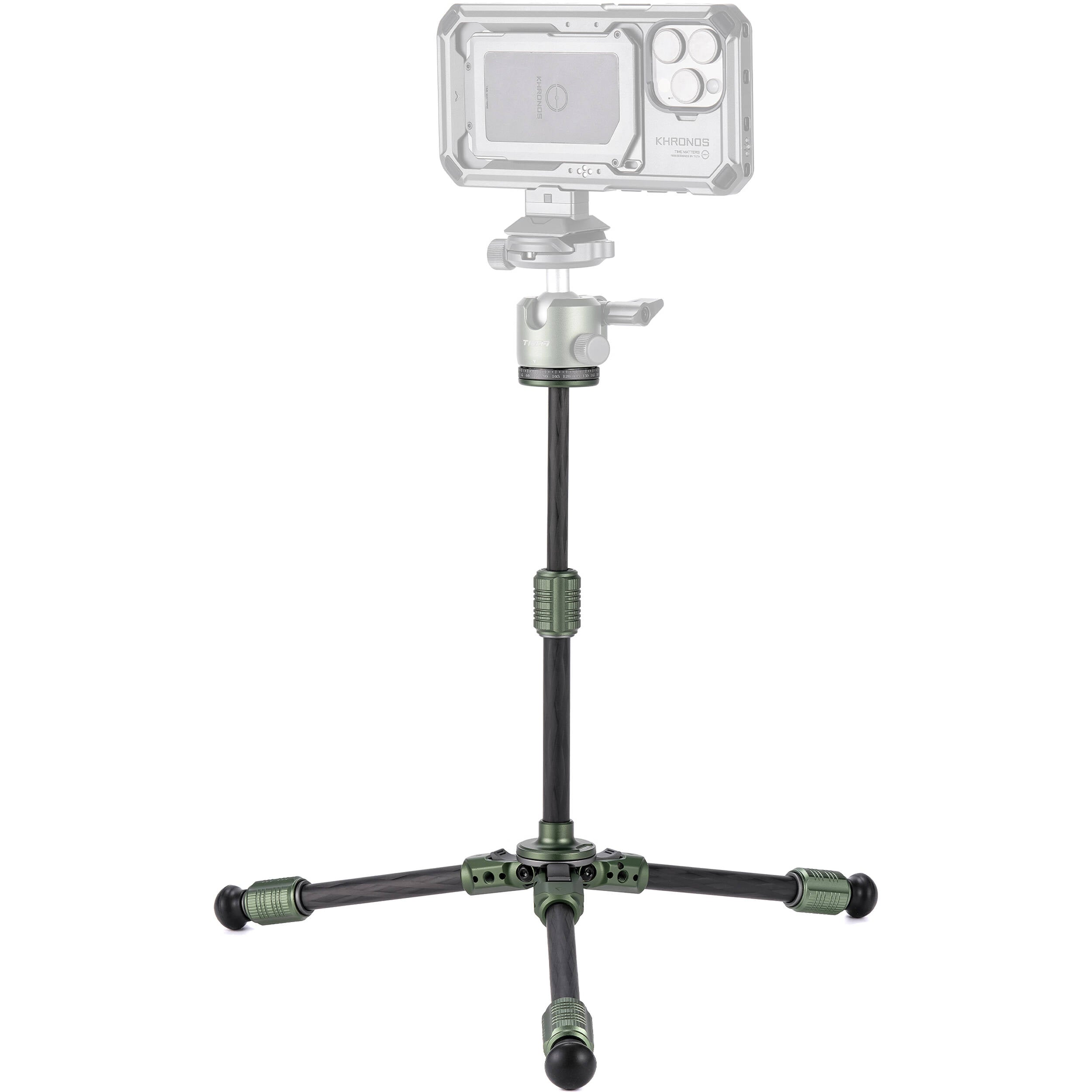 Tilta BT03E Carbon Fiber Tabletop Tripod with Ball Head and Extendable Center Column (Forest Green)