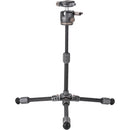 Tilta BT03E en fibre de carbone pour table trépied avec tête de balle et colonne centrale extensible (gris spatial)