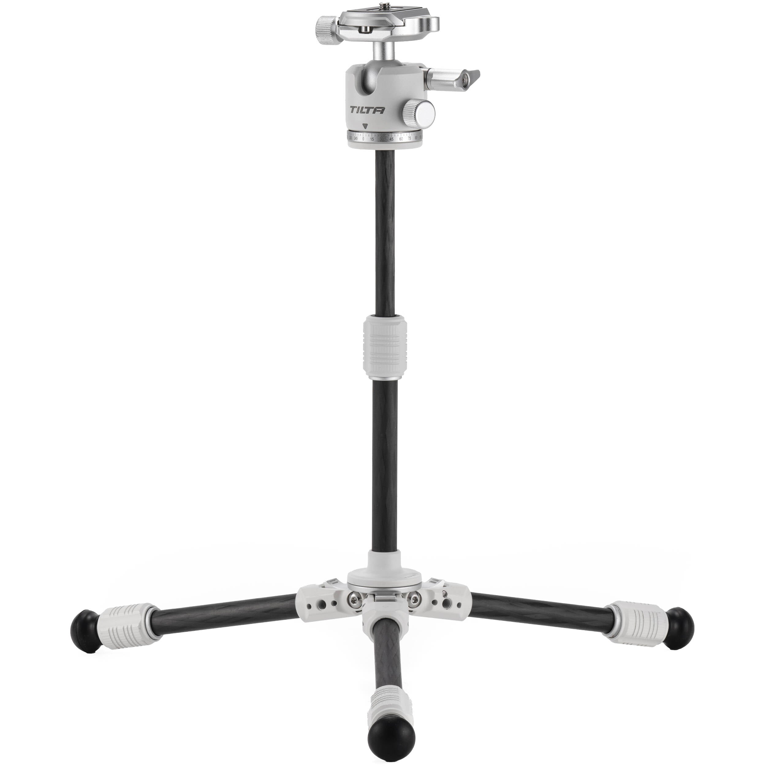Tilta BT03E Carbon Fiber Tabletop Tripod with Ball Head and Extendable Center Column (Snow White)