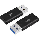 Angelbird USB Type-C Femme à USB Type-A Adaptateur masculin