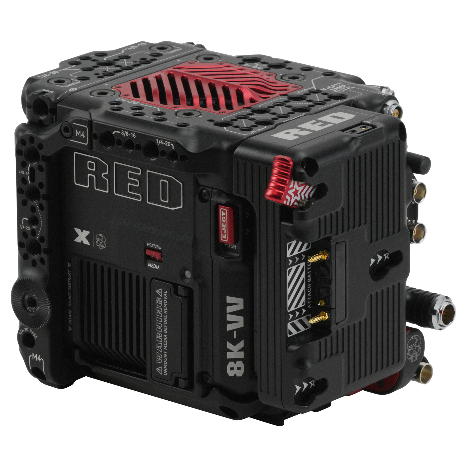 RED DIGITAL CINEMA V-RAPTOR Tactical Top Plate w/ Battery Adapter Plus (Gold Mount)