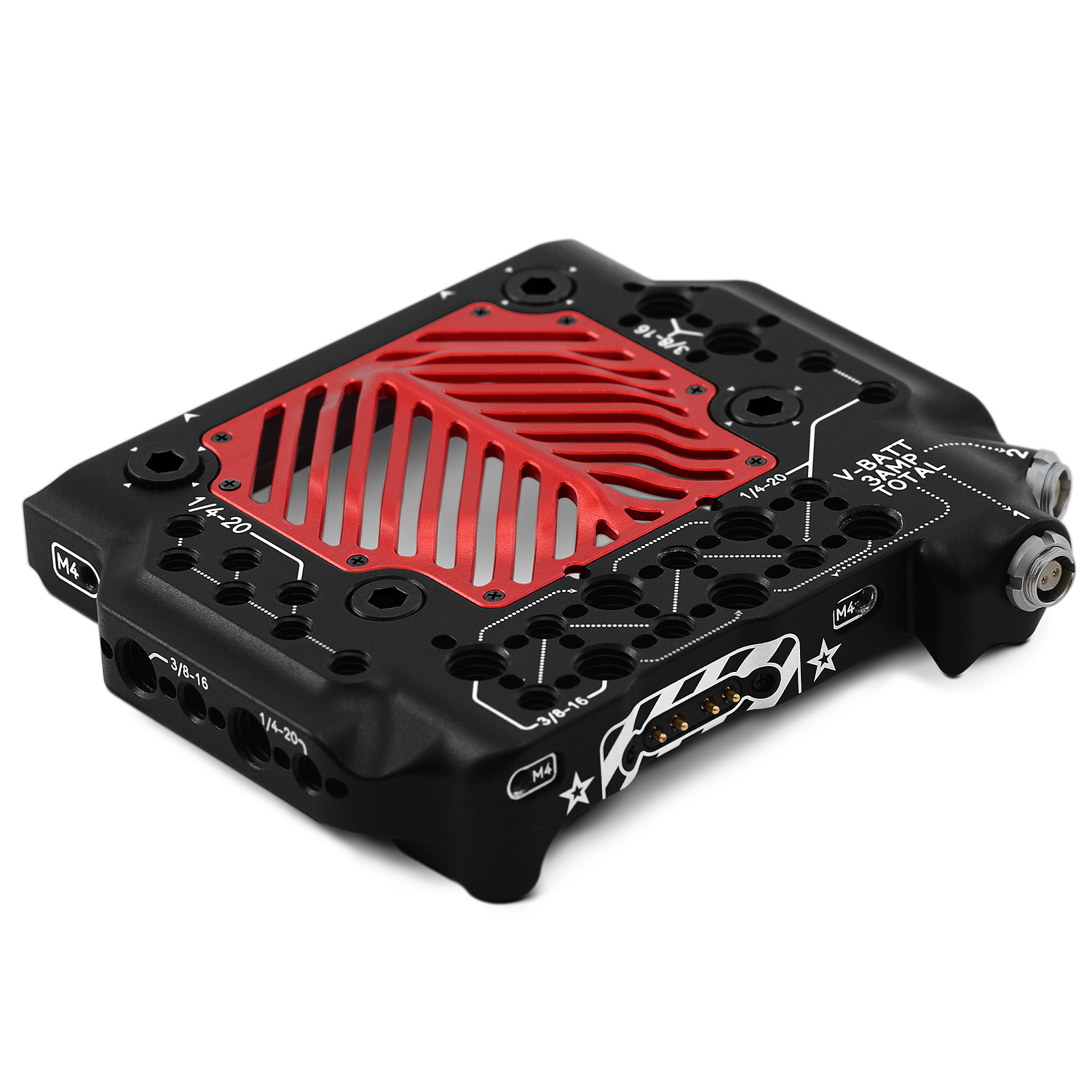 RED DIGITAL CINEMA V-RAPTOR Tactical Top Plate w/ Battery Adapter Plus (Gold Mount)