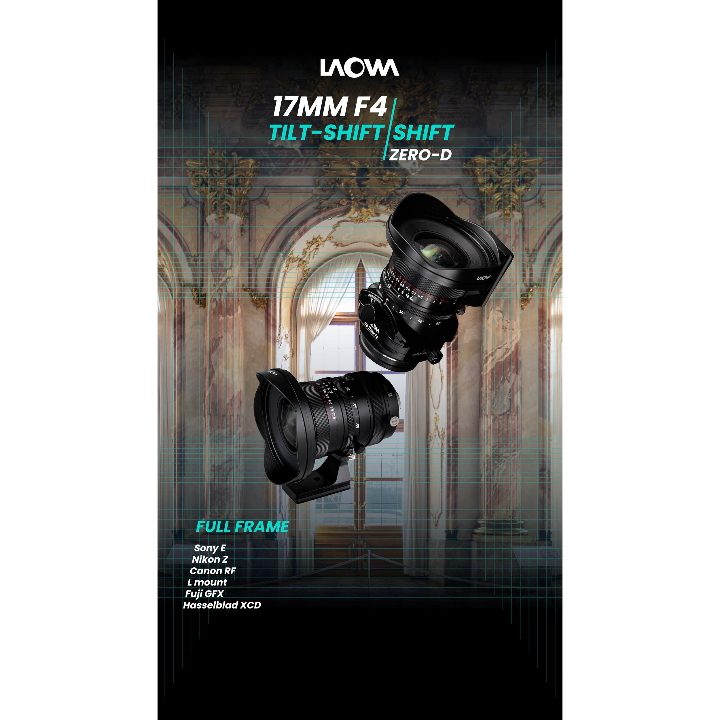 Venus Optics Laowa 17mm f/4 Zero-D Shift Objectif (NikonZ)