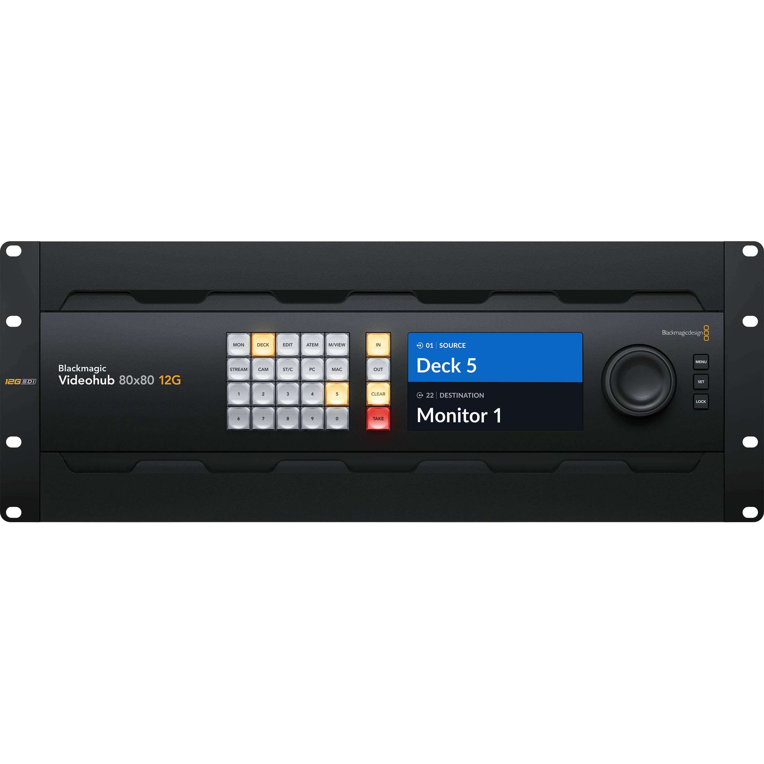 Blackmagic Design Videohub 80x80 12G Routing Switcher