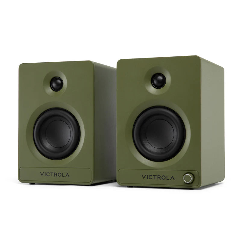 Victrola Tempo Bluetooth Bookshelf Speakers - set of 2 (Black)