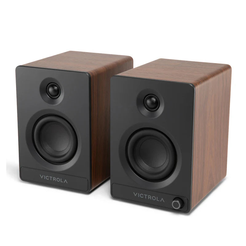 Victrola Tempo Bluetooth Bookshelf Speakers - set of 2 (Black)