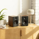 Victrola Tempo Bluetooth Bookshelf Speakers - set of 2 (Walnut)
