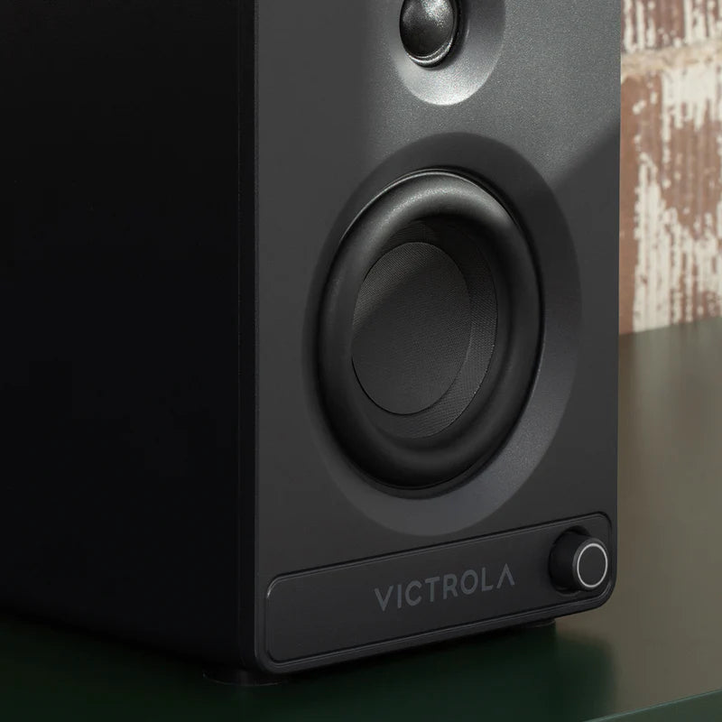 Victrola Tempo Bluetooth Bookshelf Speakers - set of 2 (Blue)