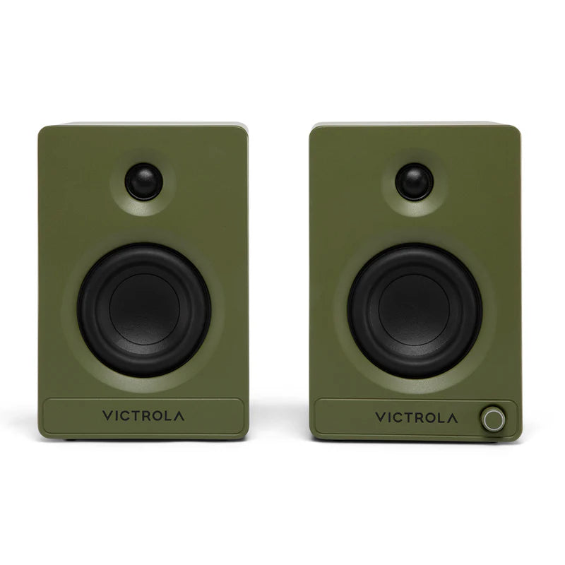 Victrola Tempo Bluetooth Bookshelf Speakers - set of 2 (Blue)