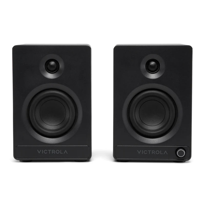 Victrola Tempo Bluetooth Bookshelf Speakers - set of 2 (Blue)