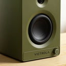 Victrola Tempo Bluetooth Bookshelf Speakers - set of 2 (Blue)