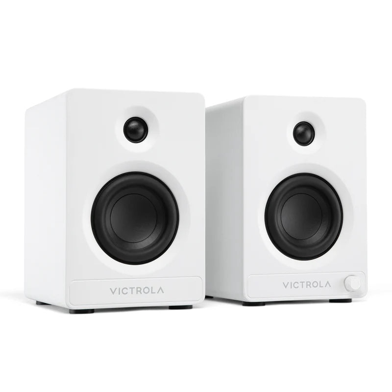 Victrola Tempo Bluetooth Bookshelf Speakers - set of 2 (Blue)