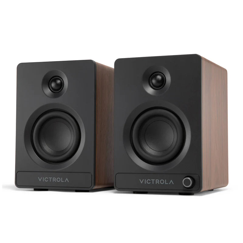 Victrola Tempo Bluetooth Bookshelf Speakers - set of 2 (Blue)