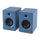 Victrola Tempo Bluetooth Bookshelf Speakers - set of 2 (Blue)