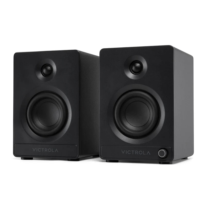 Victrola Tempo Bluetooth Bookshelf Speakers - set of 2 (Blue)
