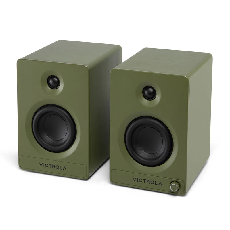 Enceintes bibliothèque Bluetooth Victrola Tempo - lot de 2 (Vert)