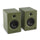 Victrola Tempo Bluetooth Bookshelf Speakers - set of 2 (Green)