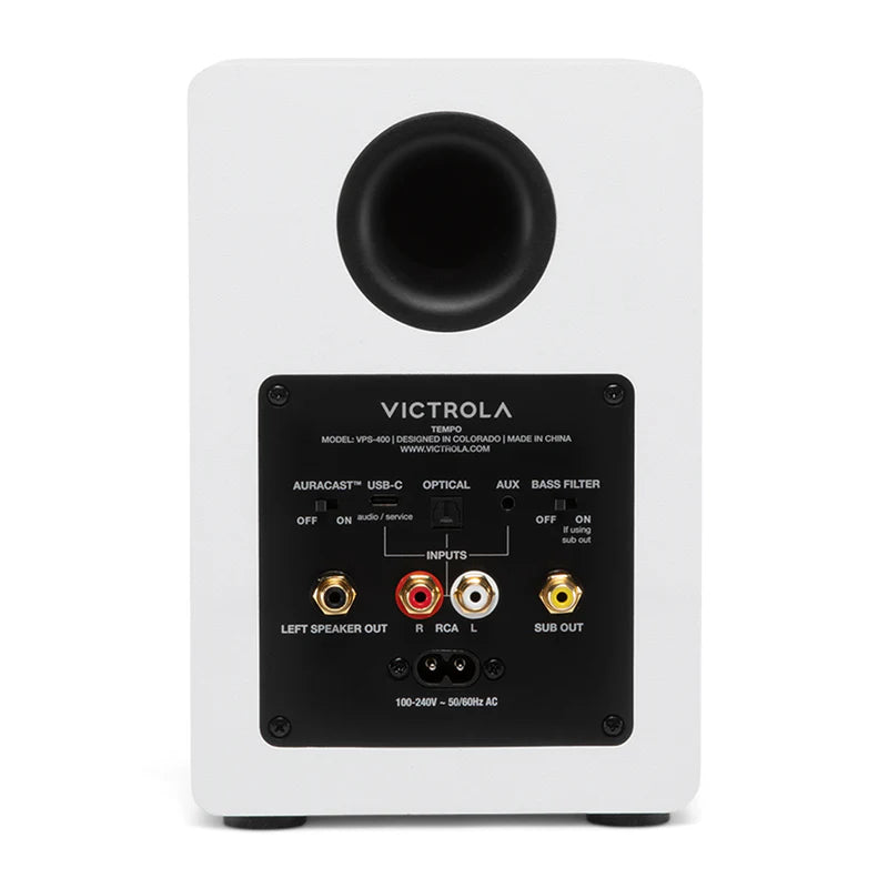 Enceintes bibliothèque Bluetooth Victrola Tempo - lot de 2 (Vert)