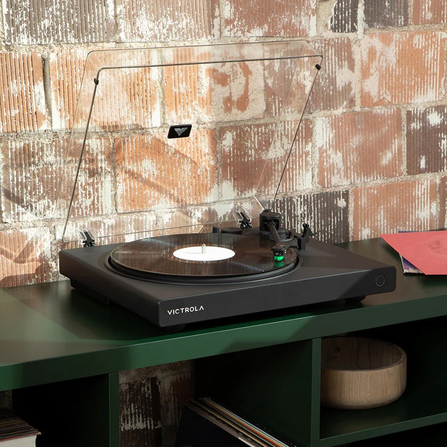 Victrola Wave Bluetooth Turntable with Auracast (Black)