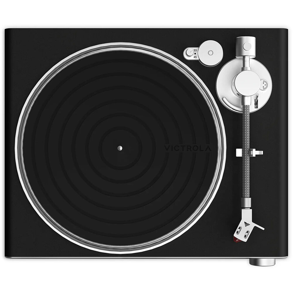 Platine vinyle manuelle à deux vitesses Victrola Stream Carbon pour Sonos