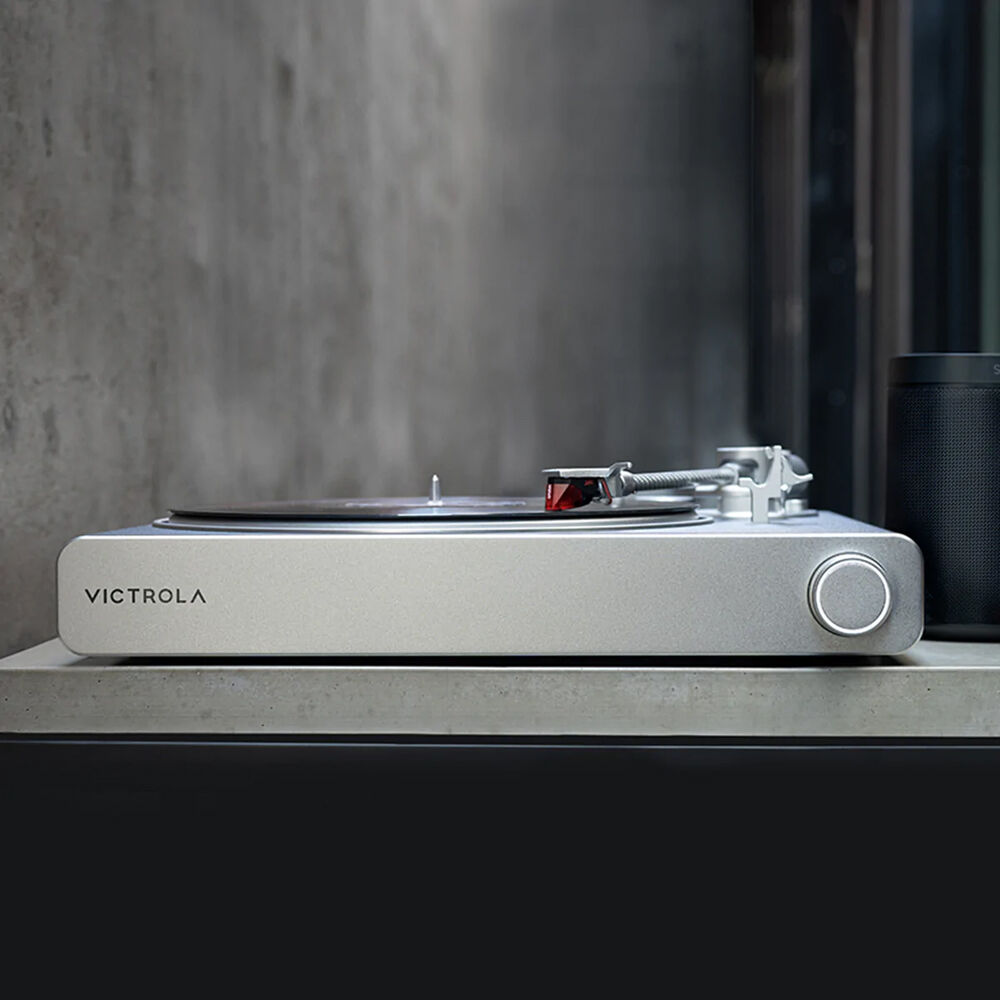 Platine vinyle manuelle à deux vitesses Victrola Stream Carbon pour Sonos