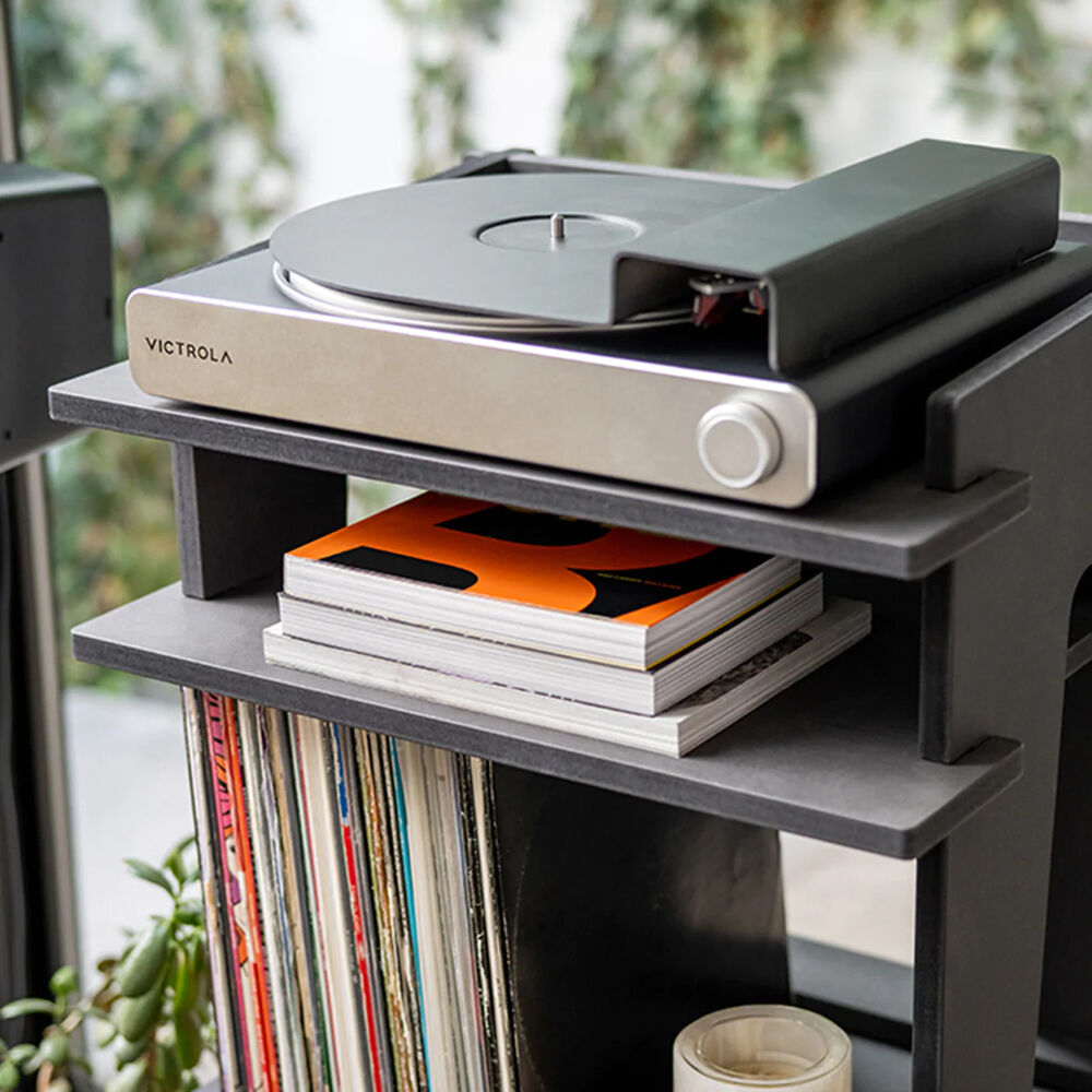 Platine vinyle manuelle à deux vitesses Victrola Stream Carbon pour Sonos