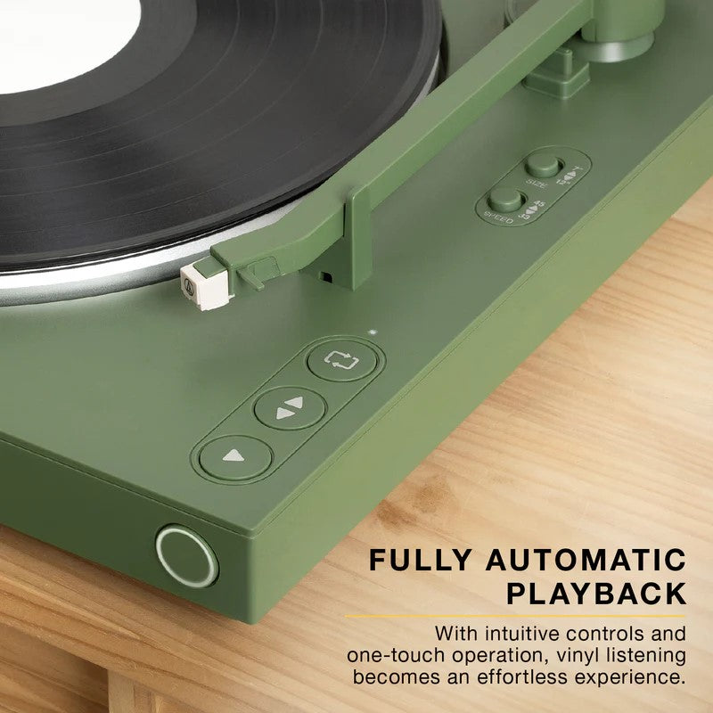Platine vinyle automatique à deux vitesses Victrola avec Bluetooth (vert)