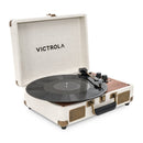 Victrola Venture Suitcase Record Player with Bluetooth (Oak)